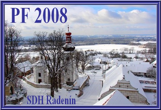 PF 2008 přeje SDH Radenn